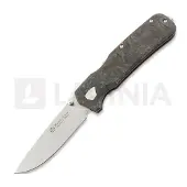 Maserin Pulse DP - Fatcarbon foldekniv, svart, oransje