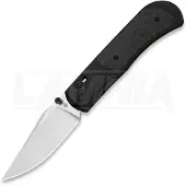 Kizer Cutlery Tycho M390 Clip Point foldekniv, Black Ti & Carbon Fiber, Stonewash