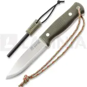 Joker Bushlord kniv, Green Micarta, Firesteel