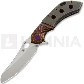 Olamic cutlery Wayfarer 247 S90V Mouflon foldekniv, Stonewash Ti & Molten