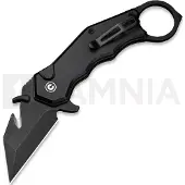 CIVIVI Amaroq foldekniv, Black Aluminum, Black Stonewash