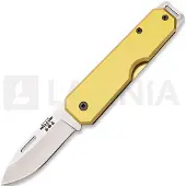 Bear & Son Large Slip Joint foldekniv, gul