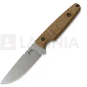 Za-Pas Knives Handie kniv, Brown Micarta, Stonewash