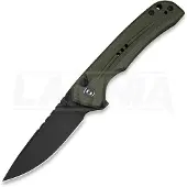CIVIVI Tarask foldekniv, OD Green G-10, Black Stonewash