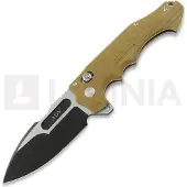 Andre de Villiers Bullshark Tan foldekniv