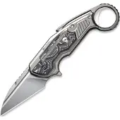 We Knife Yardbird Button Lock Alum Foil