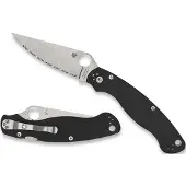 Spyderco Military 2, Black G-10, SpyderEdge