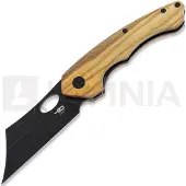 Bestech Skirmish - Blackwash - Olivewood foldekniv