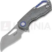 MKM Knives Isonzo M390 Hawkbill foldekniv, black canvas micarta