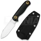 Kizer Cutlery Drop Bear Fix 3 14C28N kniv, Black G-10, Stonewash