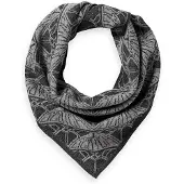 Scotch & Soda Jacquard Knitted Triangle Skjerf