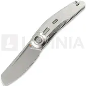 Reate VK-CLU foldekniv, Gray Crystalized Titanium, Hand Rubbed