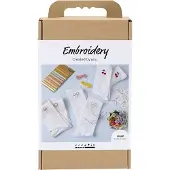 Creativ Company DIY Kit Broderi, sokker