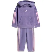 Adidas Essentials 3 Stripes Fleece Joggers Sett