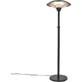NSH Nordic HORTUS Terrassevarmer gulvmodel med teleskop 900/1200/2100 W, HA, sort (211-371)