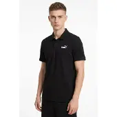Puma Essentials No. 1 Logo Pique Polo Men, Clothing, Black, M