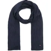 Tommy Hilfiger Essensiell Skjerf i Marineblå Blå Mørkeblå