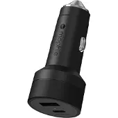 Mophie car power adapter - USB 24 pin USB-C - 42 Watt