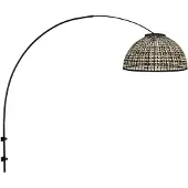 Steinhauer Vegglampe Sparkled Light 4407ZW svart/bambus svart/natur