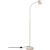 Briloner Skriva gulvlampe, beige, justerbar, metall, GU10