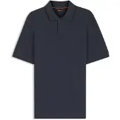 BOSS for man. 50560227 Marine Phoenix Polo (L), Casual, Cotton, Classic, Short sleeve, Navy