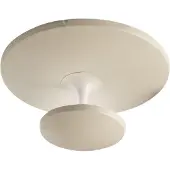 FABAS LUCE LED-taklampe Conrad, sandfarget, Ø 50 cm, metall, dimbar