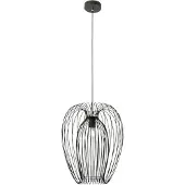 FABAS LUCE Camp hengelampe, Ø 40 cm, svart, trådkurv