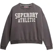 Superdry Athletic Essential Relaxed Applique Crew Collegegenser