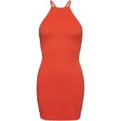 Superdry for woman. W8011537A Olympic back mini-dress orange (S), Casual, Modal, Sleeveless / Straps