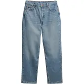 Superdry for woman. W7011259A Jeans Mid Rise Straight blue (26/32), Casual, Cotton, Denim