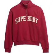 Superdry for woman. W2012259A Sweatshirt Athletic Ess Applique red (L), Casual, Cotton