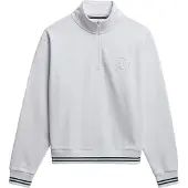 Superdry Country Club Embossed Genser Med Halv Glidelås