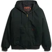 Superdry for man. M5011881A Surplus green hooded bomber jacket with hood (XXL), Casual, Cotton, Long sleeve