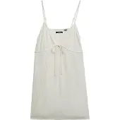 Superdry for woman. W8011958A Mino Textura dress off-white off-white (S), Casual, Cotton, Sleeveless / Straps