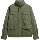 Superdry for woman. W5012038A Jacket M65 Rookie green (S), Casual, Cotton