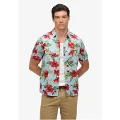 Superdry Hawaiian Print Kortarmet Skjorte