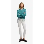 Superdry for woman. W6110610A Turquoise Slouchy Cable-Knit Jumper (S), Casual, Fabric