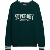 Superdry Slouchy Intarsia Graphic Genser