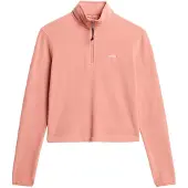 Superdry Polar Fleece Crop Halv Glidelås Genser