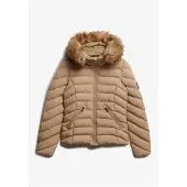 Superdry for woman. W5012000A Quilted jacket Fuj beige (S), Casual, Polyester