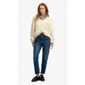 Superdry Oversized Cable V-hals Genser