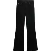 Superdry for woman. W7011260A Jeans Mid Rise Flare black (26/30), Casual, Cotton