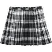 Superdry Check Pleated Kort Skjørt