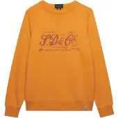 Superdry for man. M2014474A Sweatshirt Merchant Vintage Print orange (XL), Casual, Cotton