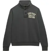 Superdry Vintage Athletic Half Button Collegegenser
