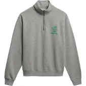 Superdry Country Club Crest Genser Med Halv Glidelås
