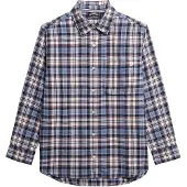 Superdry Check Flannel Boyfriend Skjorte Med Lange Ermer