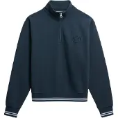Superdry Country Club Embossed Genser Med Halv Glidelås