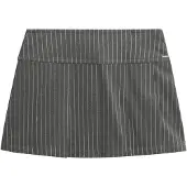 Superdry Pinstripe Pleat Mini Kort Skjørt