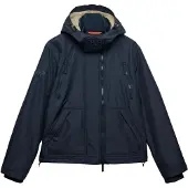 Superdry for man. M5012421A Hooded Arctic Navy Jacket (L), Casual, Recycled Polister